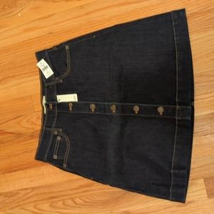GAP Womens Denim Jean Mini Short Skirt Size 4